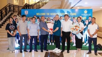 Đội tuyển U23 nữ Australia cùng đội tuyển nữ Timor-Leste đặt chân tới Phú Thọ