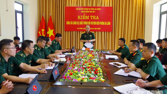 Bộ CHQS tỉnh Lai Châu kiểm tra, nắm tình hình tại các đồn Biên phòng trên địa bàn tỉnh