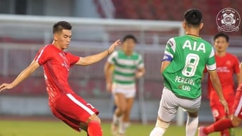 Tiến Linh ghi bàn thắng đầu tiên cho CLB Công an TP.HCM, HLV Lê Huỳnh Đức rất vui