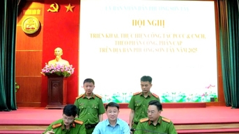 Sơn Tây triển khai phòng, chống cháy nổ và cứu nạn, cứu hộ theo phân công, phân cấp