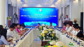 Hội nghị giới thiệu tiềm năng - thu hút đầu tư lĩnh vực công nghiệp tỉnh Ninh Bình và tỉnh Tiền Giang năm 2025