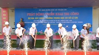 Thuận An khởi công nhiều công trình chào mừng Đại hội Đảng các cấp
