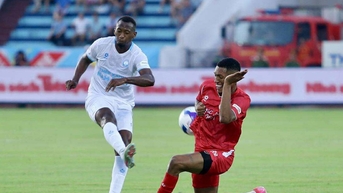 Nam Định - Công An Hà Nội (hiệp 1) 0-1: Alan mở tỉ số