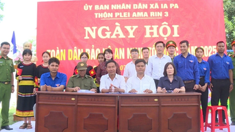 Xã Ia Pa tổ chức thành công Ngày hội Toàn dân bảo vệ an ninh Tổ quốc năm 2025