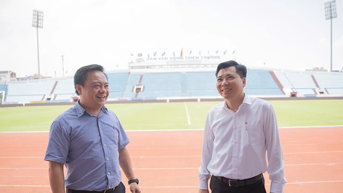 គណៈកម្មាធិការរៀបចំបានត្រួតពិនិត្យ និងពិនិត្យរាល់ការត្រៀមរៀបចំសម្រាប់ការប្រកួតបាល់ទាត់ជាតិ Super Cup ឆ្នាំ ២០២៤/២៥ - THACO Cup