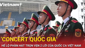 “Concert Quốc gia”: Màn tập hát Quốc ca của 68 quân nhân trẻ