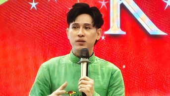 តារាចម្រៀង Nguyen Vu ស្រក់ទឹកភ្នែកក្នុងសន្និសីទសារព័ត៌មានថា “ខ្ញុំត្រូវការមិត្តភាព”