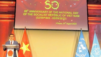 Kỷ niệm 80 năm Quốc khánh tại Áo: Tràn ngập sắc màu, âm thanh và văn hóa