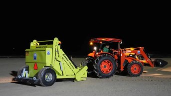 VESCO ដាក់ឱ្យដំណើរការការបូមខ្សាច់ និងរថយន្តបំបែកសំរាមតាមឆ្នេរ ឡានបោសសម្អាត និងបូមធូលី