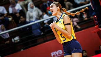 Ngôi sao 20 tuổi cao 2m của Brazil gây xao xuyến làng bóng chuyền thế giới