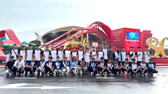[Ảnh] Trải nghiệm tại Triển lãm 80 năm thành tựu đất nước – Hoạt động ý nghĩa đối với các tân sinh viên