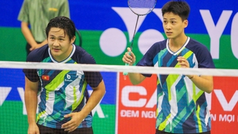 Đình Mạnh, Đình Hoàng thắng 'sốc' hạt giống số 6, vào tứ kết Vietnam Open
