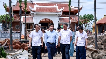 Văn phòng Quốc hội kiểm tra tiến độ dự án Khu lưu niệm Trưởng ban Thường trực Quốc hội Bùi Bằng Đoàn