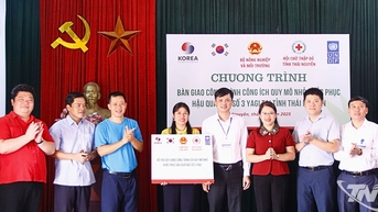 ពិធីសម្ពោធខ្សែភ្លើងជនបទនៅឃុំតាន់ខាញ់