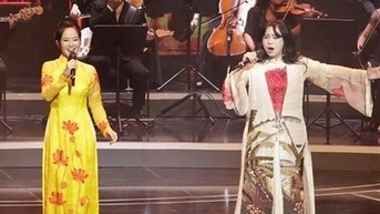 Thanh Lam, Hồng Nhung, Tùng Dương hát mừng 55 năm thành lập VTV