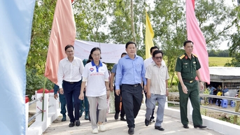 Tài trợ xây dựng 3 cầu giao thông nông thôn tại hai xã Hòn Đất và Hòa Điền