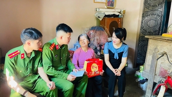 Thượng úy công an 13 lần hiến máu tình nguyện