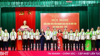 Ngành Giáo dục Hà Tĩnh vinh danh 155 tập thể, cá nhân điển hình tiên tiến