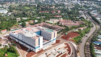 Cận cảnh bệnh viện trăm tỷ có bãi đáp trực thăng đầu tiên ở Lâm Đồng