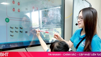 Từ những tiết Toán bằng tiếng Anh, học sinh Hà Tĩnh mở cánh cửa hội nhập