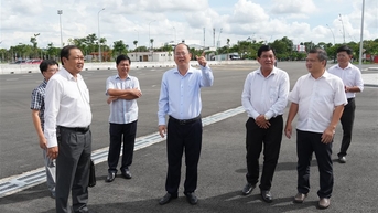 Bí thư Tỉnh ủy Nguyễn Hồ Hải kiểm tra công tác chuẩn bị Đại hội Đảng bộ tỉnhho