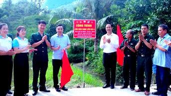 Xã Bảo Hà: Khánh thành cầu dân sinh thôn Liên Hà 6