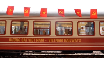 Chạy thử nghiệm đôi tàu đưa đón công nhân viên chức Hải Phòng đi làm bằng tàu hỏa