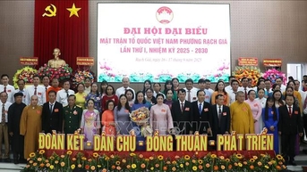 សមាជរណសិរ្សមាតុភូមិវៀតណាមនៃ Rach Gia Ward៖ ការដោះស្រាយបញ្ហាដែលកើតឡើងនៅកម្រិតមូលដ្ឋាន