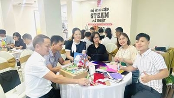 SÁNG TẠO KHÔNG GIỚI HẠN  HÀNH TRÌNH THẦY CÔ TRẢI NGHIỆM BỘ HỌC LIỆU STEAM MĨ THUẬT