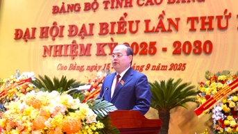 Bài phát biểu khai mạc Đại hội đại biểu Đảng bộ tỉnh lần thứ XX, nhiệm kỳ 2025 - 2030 của đồng chí Bí thư Tỉnh ủy Quản Minh Cường
