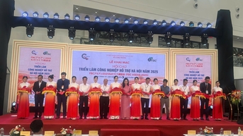 ពិធីបើកពិព័រណ៍ឧស្សាហកម្មគាំទ្រហាណូយឆ្នាំ ២០២៥