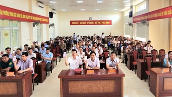 Ủy ban MTTQ phường Phong Cốc tổ chức phát động ủng hộ Cuba