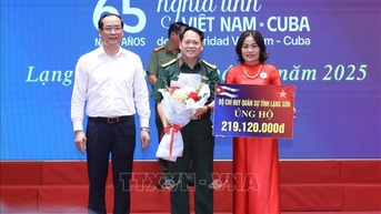 Lạng Sơn: Phát động ủng hộ nhân dân Cuba