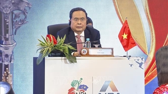 ប្រធានរដ្ឋសភាលោក Tran Thanh Man ថ្លែងមតិក្នុងសម័យប្រជុំពេញអង្គលើកទី១ នៃមហាសន្និបាត AIPA លើកទី៤៦