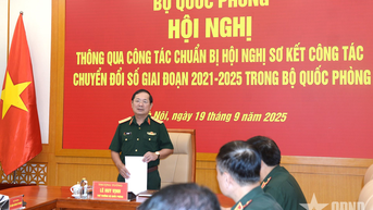 Thượng tướng Lê Huy Vịnh: Hội nghị sơ kết chuyển đổi số đặc biệt có ý nghĩa