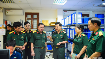 Trung tướng Đỗ Xuân Tụng: Số hóa tài liệu là nhiệm vụ vừa cấp bách, vừa lâu dài