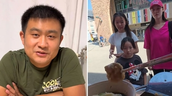 안정적인 일자리를 찾지 못한 의사는 아내가 길거리에서 음식을 팔아 많은 돈을 벌도록 돕습니다.