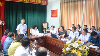 Khảo sát hoạt động khám, chữa bệnh tại Trung tâm Y tế khu vực Triệu Phong