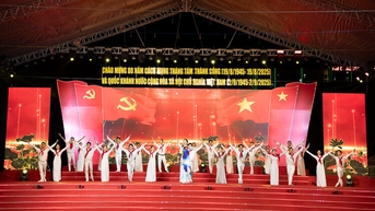 8월 혁명 80주년과 9월 2일 국경일을 기념하는 예술 프로그램과 불꽃놀이