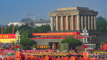 [Ảnh] Không khí rộn ràng trên Quảng trường Ba Đình trong ngày Quốc khánh