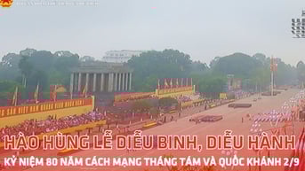 Hào hùng lễ diễu binh, diễu hành kỷ niệm 80 năm Cách mạng tháng Tám và Quốc khánh 2/9