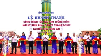 Quảng Trị khánh thành công trình tu bổ, tôn tạo và đón nhận bằng xếp hạng Di tích lịch sử quốc gia Bến phà II Long Đại
