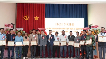 Thi đua yêu nước ở xã vùng sâu Sơn Ðiền