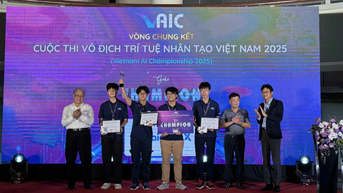 Trường trung học phổ thông Chuyên Hà Nội-Amsterdam chiến thắng tại cuộc thi Vô địch trí tuệ nhân tạo Việt Nam 2025