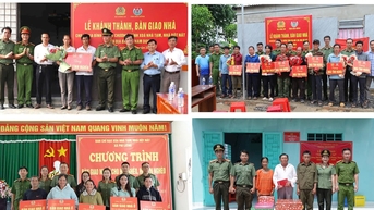 Công an Lâm Đồng chung tay, góp sức xóa nhà tạm, nhà dột nát