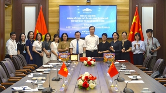 គណៈប្រតិភូមកពីទីក្រុង Liuzhou ខេត្ត Guangxi ប្រទេសចិន បានទៅទស្សនា និងធ្វើការនៅសារមន្ទីរហូជីមិញ