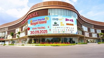 Vincom Mega Mall Royal Island បើកនៅថ្ងៃទី 30 ខែកញ្ញា