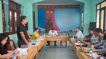 Sở Công Thương tổ chức kiểm tra, hỗ trợ giải quyết vướng mắc tại Dự án đầu tư xây dựng hạ tầng cụm công nghiệp Hành Đức – Hành Minh