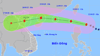 Hôm nay, siêu bão Ragasa vào Biển Đông