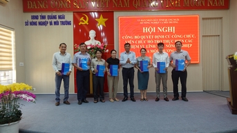 Sở Nông nghiệp và Môi trường triển khai cử công chức, viên chức về cơ sở hỗ trợ thực hiện nhiệm vụ trong lĩnh vực nông nghiệp và môi trường